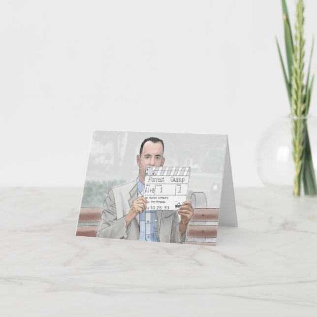 Forest Gump card Inbjudan (Framsida)