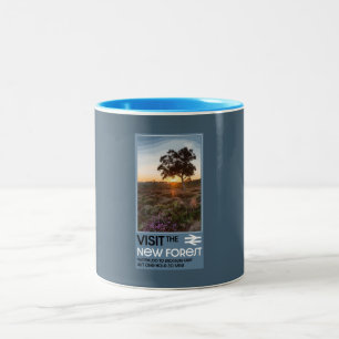 Forest Hampshire England Två-Tonad Mugg