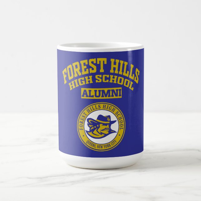 Forest Hills High School NY Alumni-mugg Kaffemugg (Center)
