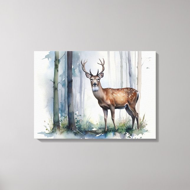 Forest Hjort Canvas Art (Framsida)