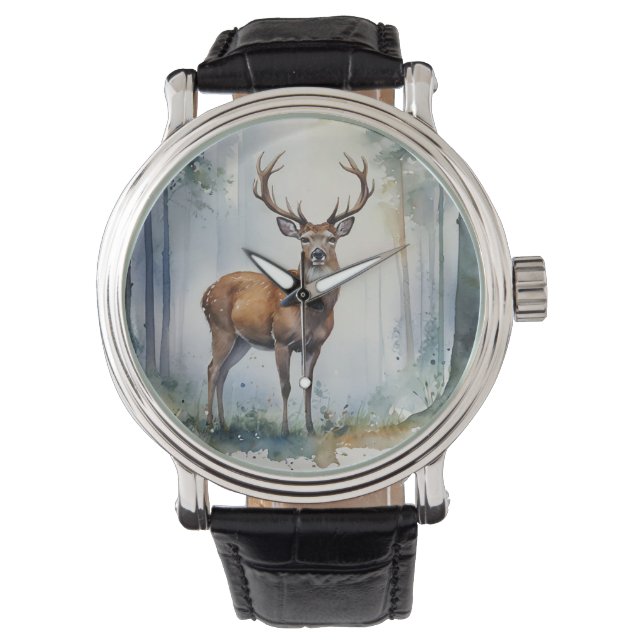 Forest Hjort Watch Armbandsur (Framsida)