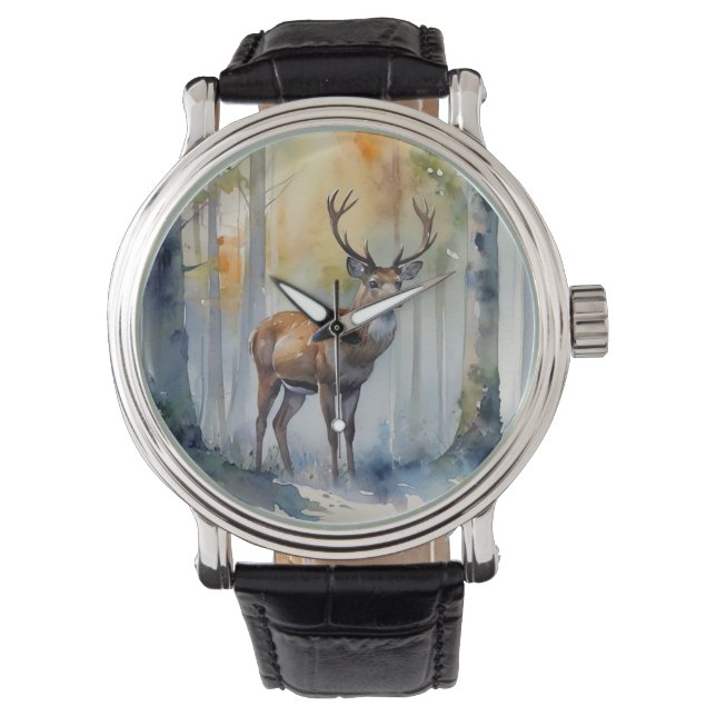 Forest Hjort Watch Armbandsur (Framsida)