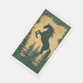 Forest Horse Guest Towel Napkins Pappersservett