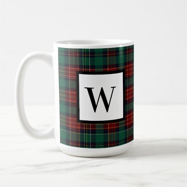 Forest Hunter Tartan Kaffemugg (Vänster)