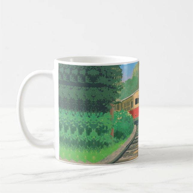 Forest Journey – Scenic Train Mug Kaffemugg (Vänster)