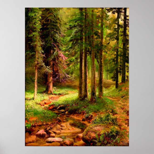 Forest Landcape Ivan Shishkin Poster (Framsidan)