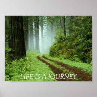 Forest, LIFE ÄR EN JOURNEY Poster