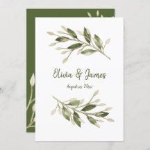 Forest Löv, Greenery, Bröllop