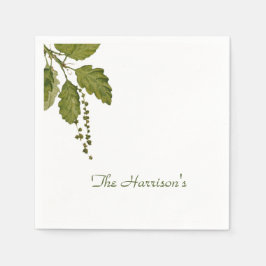 Forest Löv Papper Napkins Pappersservett