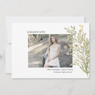 Forest Magic ⎢ Photo Studenten Card Spara Datumet