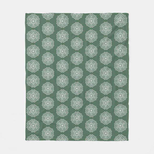 |Forest Mandala Fleecefilt (Framsidan)