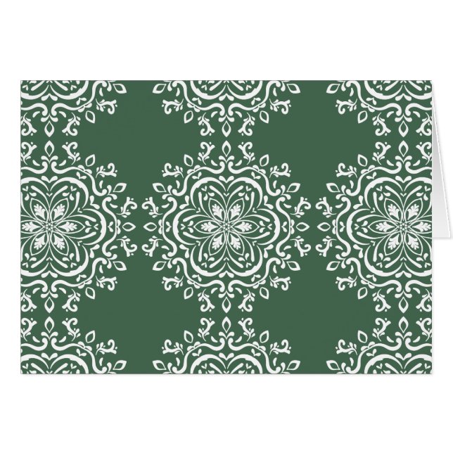 Forest Mandala Hälsningskort (Framsidan Horizontal)