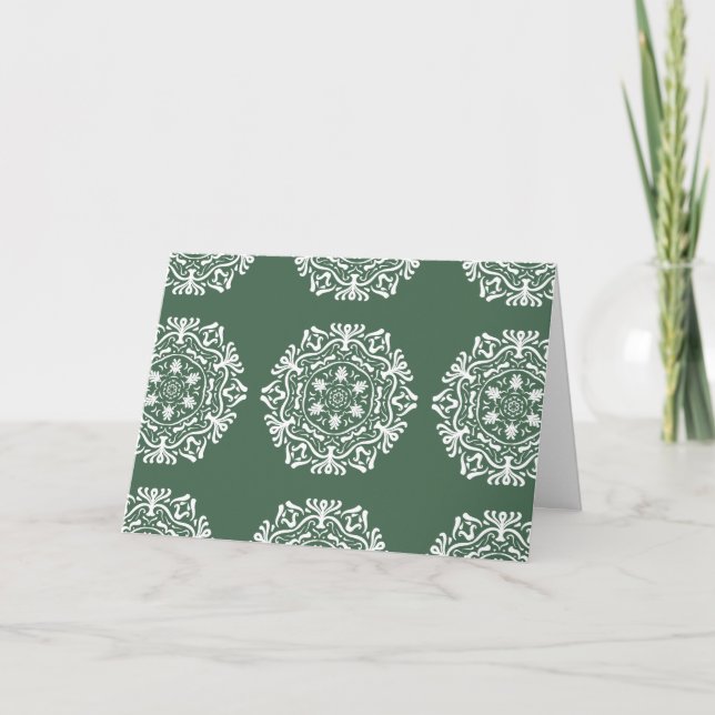 Forest Mandala Helgkort (Framsida)