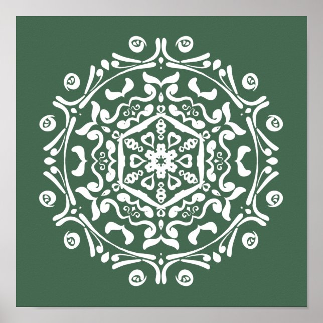 |Forest Mandala Poster (Framsidan)