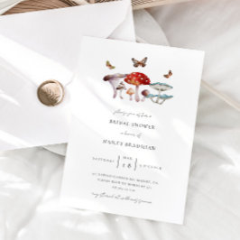 Forest Mushroom Inbjudningskort för möhippan