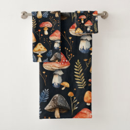Forest Mushroom och Fern