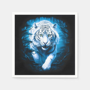 Forest Mystic Vild White Tiger Pappersservett