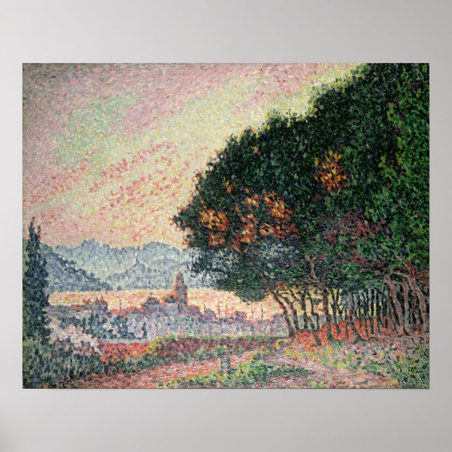 Forest nära St. Tropez, 1902 Poster (Framsidan)