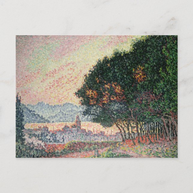 Forest nära St. Tropez, 1902 Vykort (Framsida)