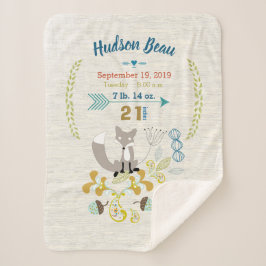 Forest Nursery Fox Blommönster Birtud Stats i Löv