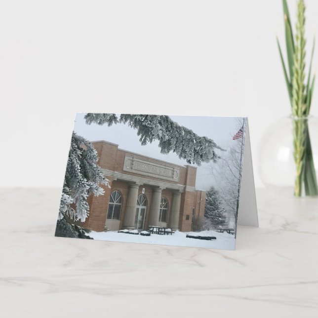 Forest Park skolar det tomma hälsningkortet Kort (Framsida)