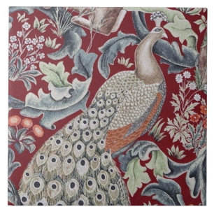 Forest Peacock, William Morris Kakelplatta