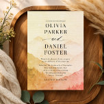 Forest Pines Rustic Destination Wedding Inbjudningar<br><div class="desc">Set the tone for your adventure-filled celebration with this rustic forest mountains destination wedding invitation. Featuring natural woodland elements, sweeping mountain silhouettes, and earthy tones, this design is perfect for couples who love the outdoors. The clean, modern layout keeps your wedding details beautifully readable while the mountain and forest artwork...</div>