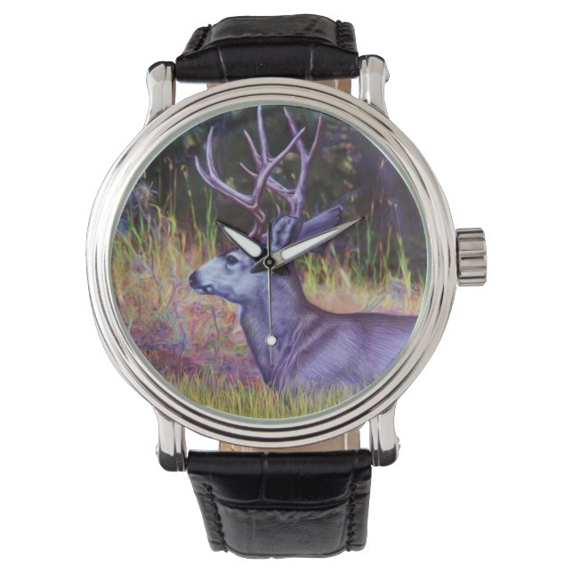 Forest Prince, Mule Hjort Buck Armbandsur (Framsida)