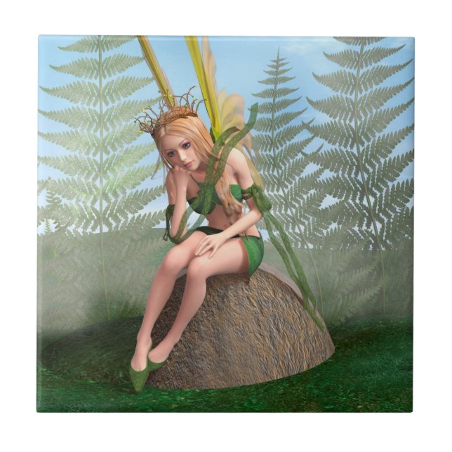 Forest Princess, Fairy Butterfly Kakelplatta (Framsidan)