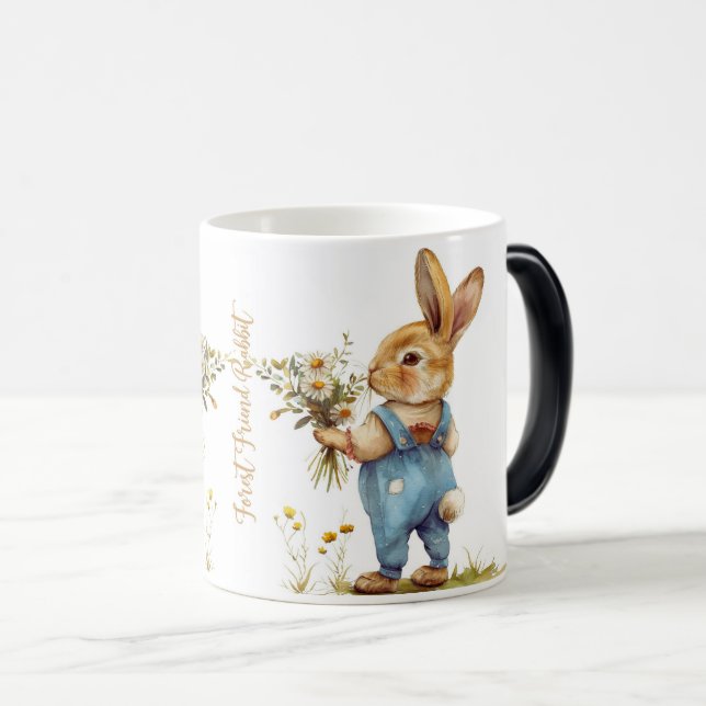 Forest Rabbit Mugg - Din Woodland Friend (Framsida höger)