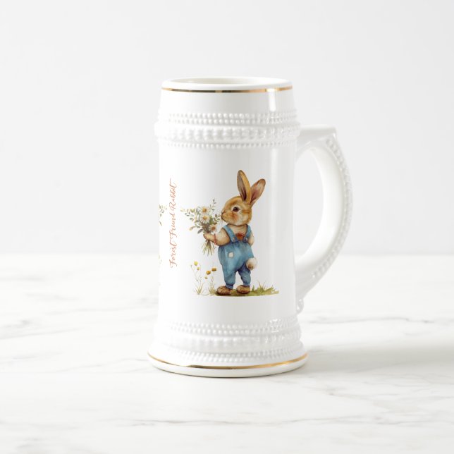 Forest Rabbit Mugg - Din Woodland Friend (Framsida höger)