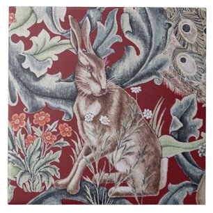 Forest Rabbit, William Morris Kakelplatta