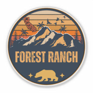 Forest Ranch, Kalifornien Klistermärken