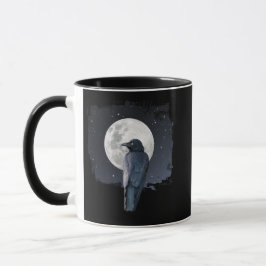 Forest Raven Cold Moon Mugg