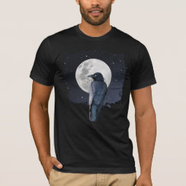 Forest Raven Cold Moon T Shirt