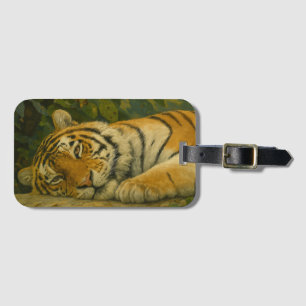 Forest Reverie - Resterande tigern i Jungle Light Bagagebricka