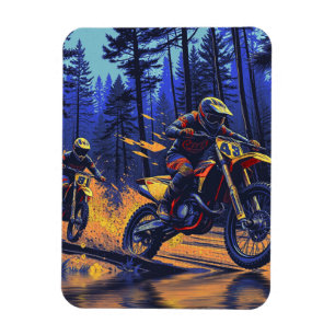 Forest Ride - Motocross Racers Magnet