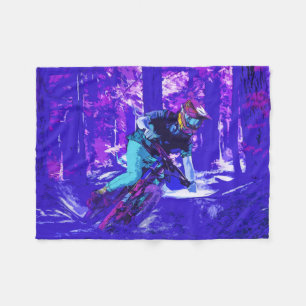 Forest Rider - BMX Racer Fleecefilt