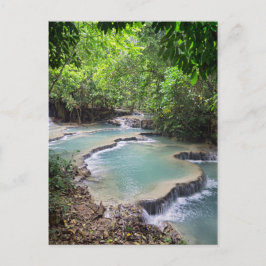 Forest River Lagoon, Khoung Si Falls, Laos Vykort