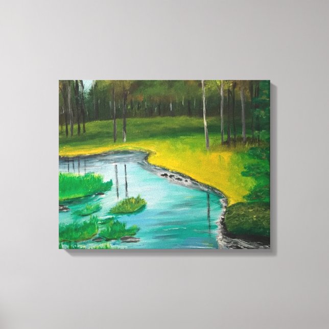 Forest Scene Canvas (Framsida)
