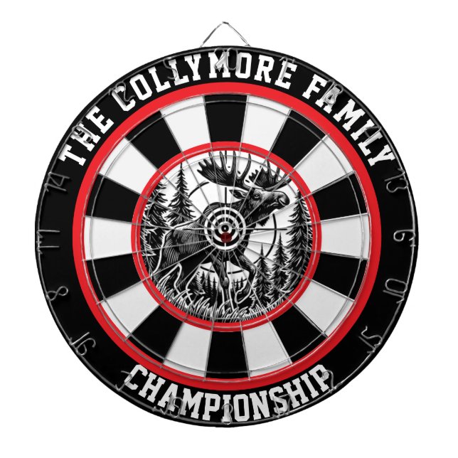 Forest Scene Moose i Target Darttavla (Framsidan)