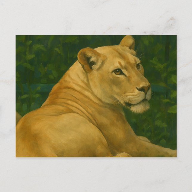 Forest Sentinel - Restaurang i Golden Light Vykort (Framsida)