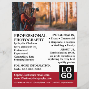 Forest Shot, Photography, Photografer Hire Reklamblad