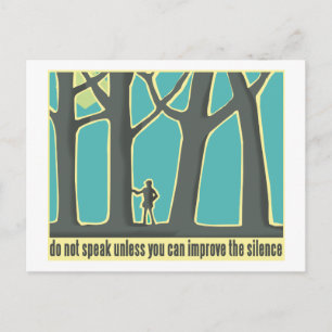 Forest Silence Vykort