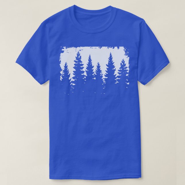 Forest Silhouette 1 T Shirt (Design framsida)