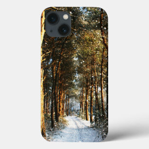 Forest Snö Scene iphcn Fodral-Mate iphone case