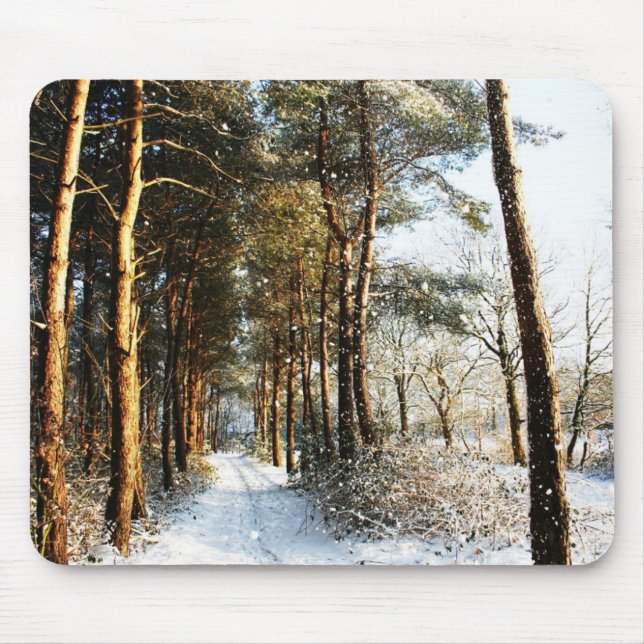 Forest Snö Scene mpcna Musmatta (Framsidan)