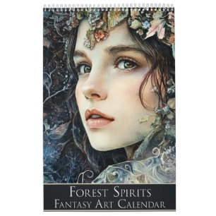 Forest Spirits : Fantasy Art Calendar Kalender