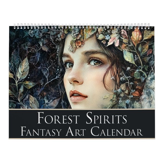 Forest Spirits : Fantasy Art Calendar Kalender (Omslag)