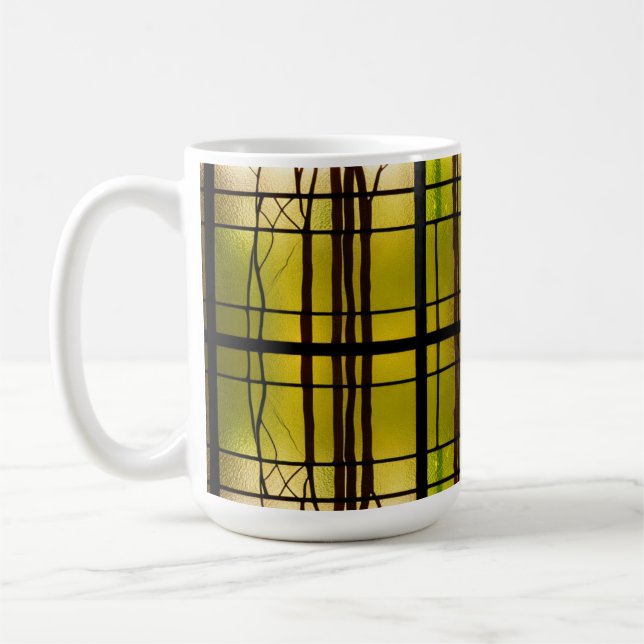 Forest Stained Glass Mug Kaffemugg (Vänster)